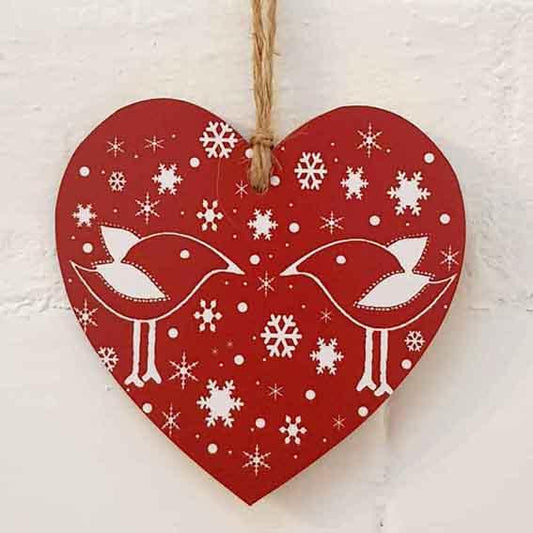 Christmas Heart Red Skandi design